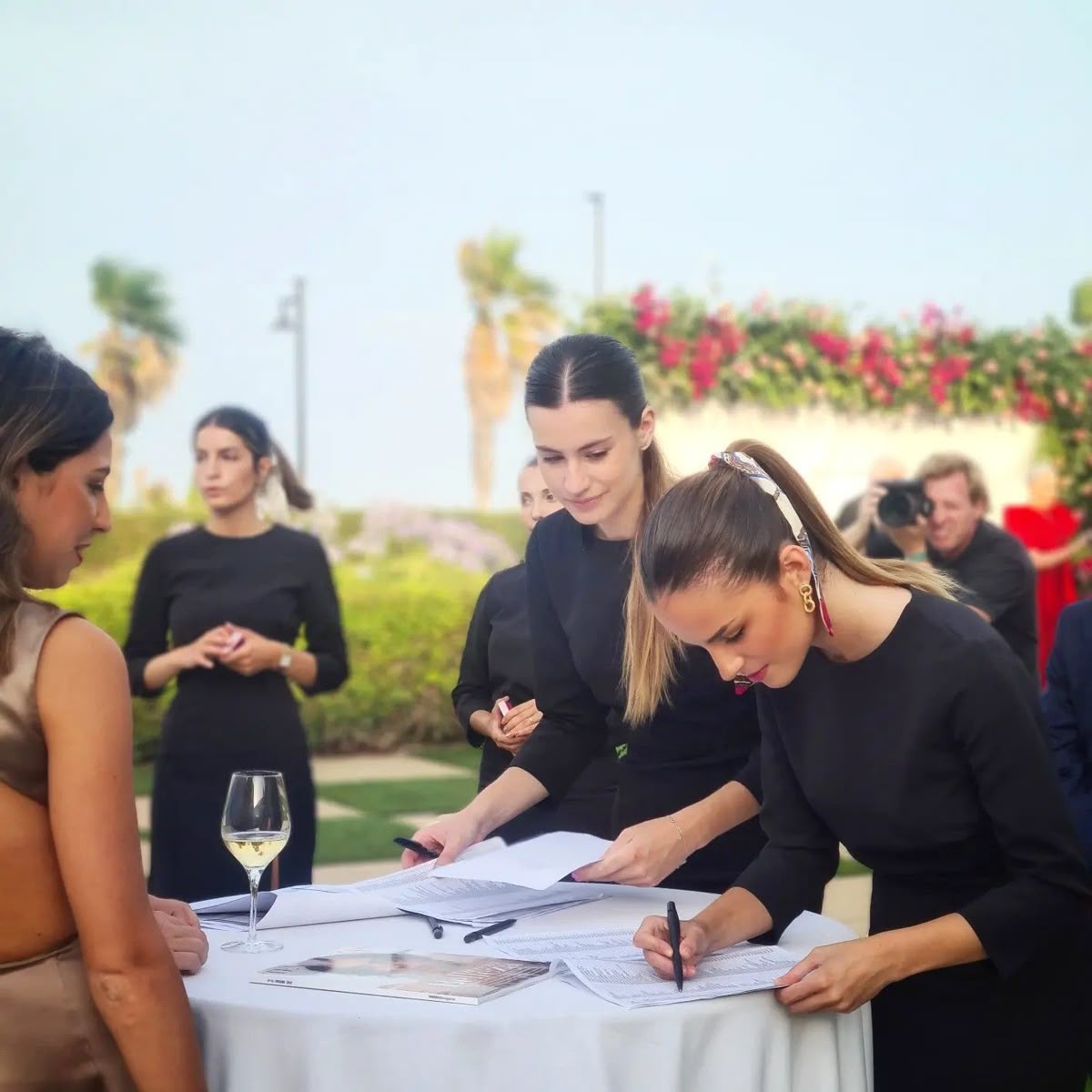 A grand, beautifully lit event stage